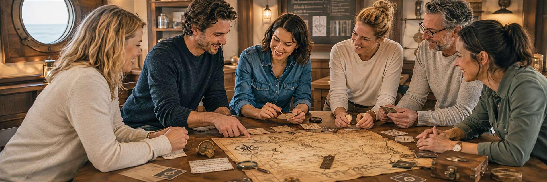 Team bei ZEITBLUME Consulting im Impact Room® Serious Game, Netzwerk Ravensburg