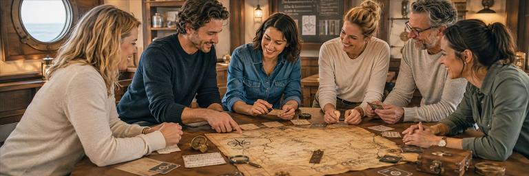 Team bei ZEITBLUME Consulting im Impact Room® Serious Game, Netzwerk Ravensburg