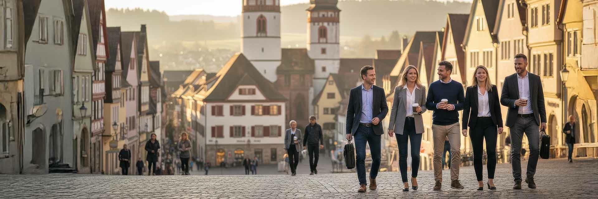 Menschen verschiedener Berufe - Traumjob finden im Kreis Ravensburg
